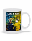 'Sweden Doggos Euro Football' Personalized 2 Pet Mug