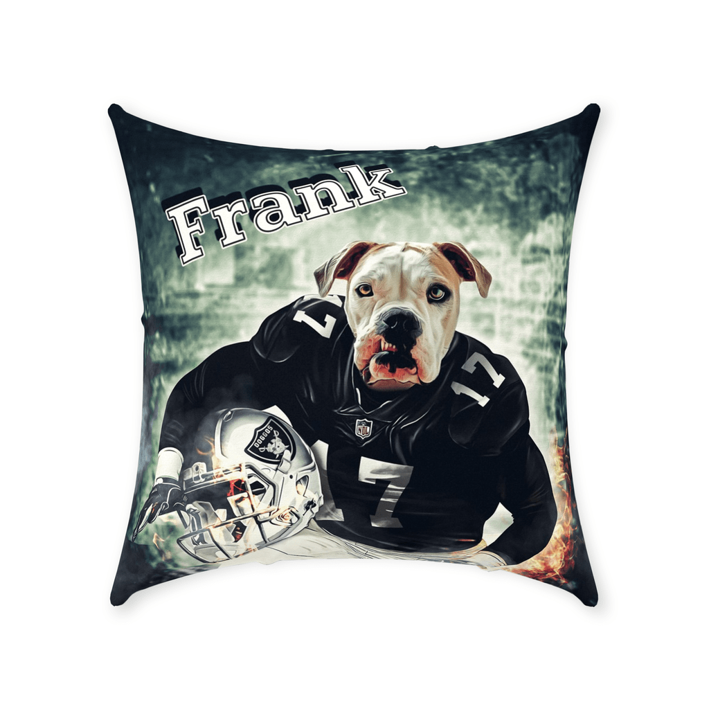 &#39;Oakland Doggos&#39; Personalized Pet Throw Pillow