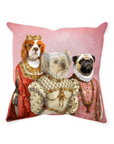 'The Royal Ladies' Personalized 3 Pet Throw Pillow