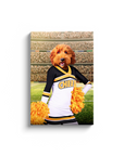 'The Cheerleader' Personalized Pet Canvas