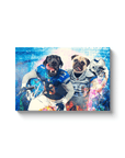 'Detroit Doggos' Personalized 2 Pet Canvas