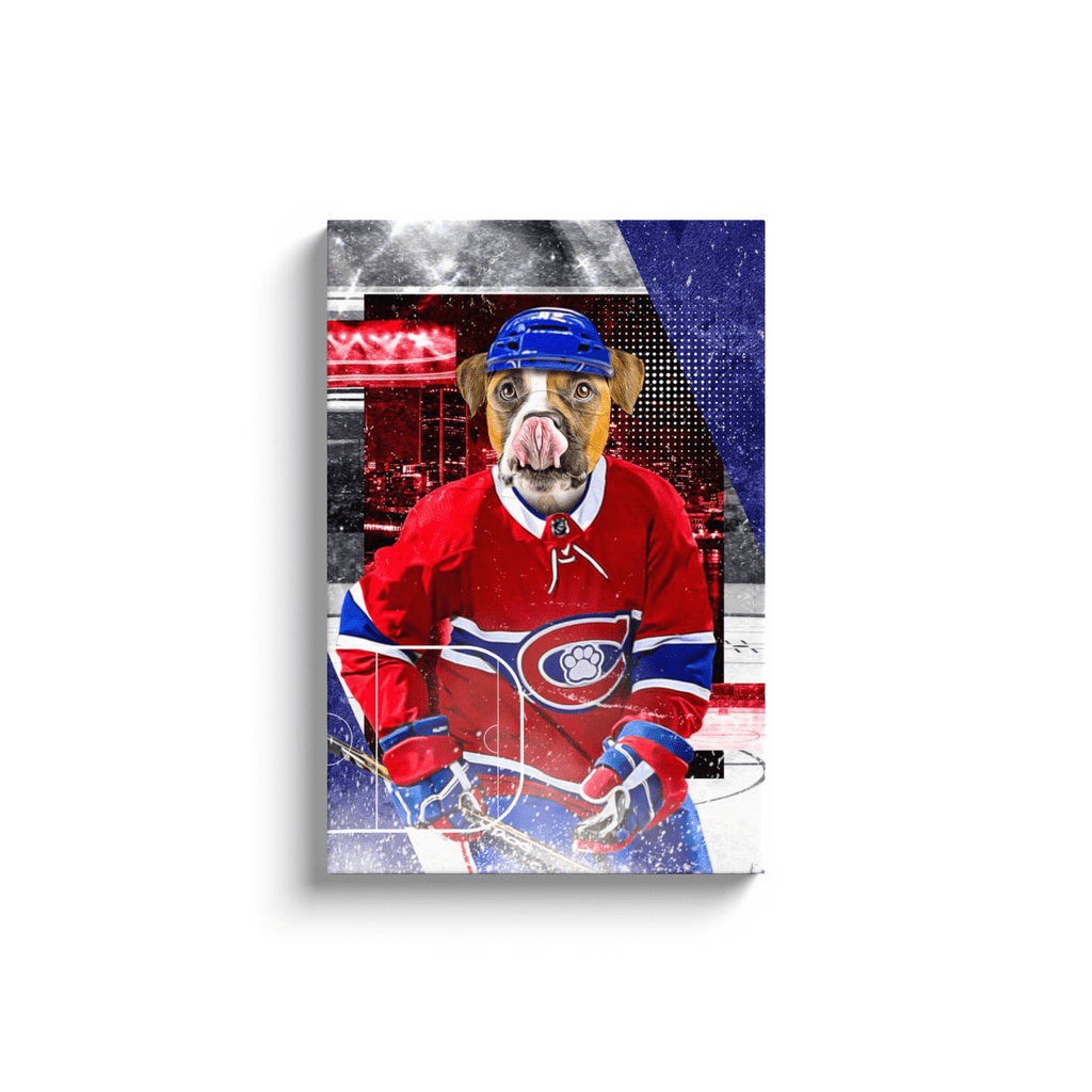 &#39;Montreal K9dians&#39; Personalized Pet Canvas