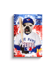 'Toronto Blue Doggs' Personalized Pet Canvas