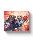 'Cleveland Doggos' Personalized 2 Pet Canvas