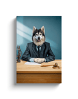 'The Lawyer' Personalized Pet Canvas