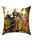 'The Hunters' Personalized 3 Pet Throw Pillow