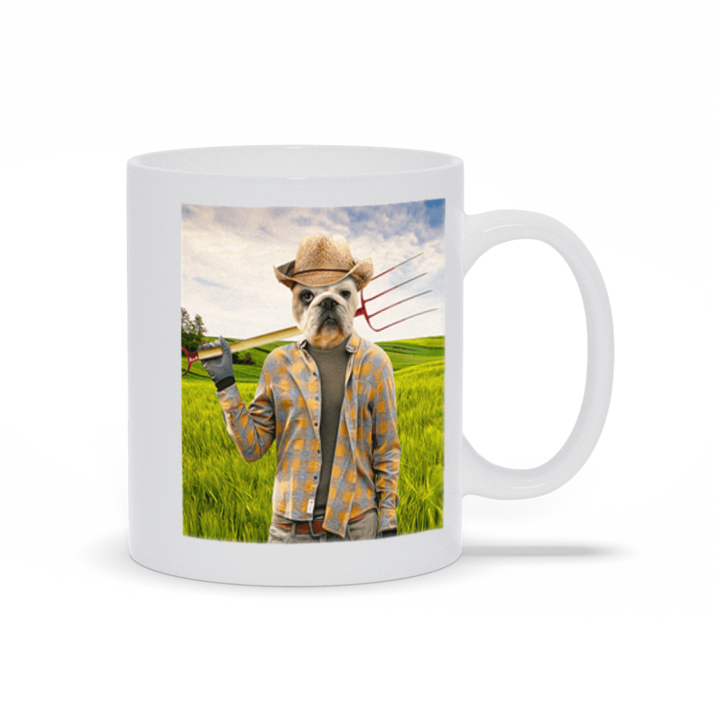 &#39;The Farmer&#39; Personalized Pet Mug