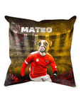 'Austria Doggos Soccer' Personalized Pet Throw Pillow