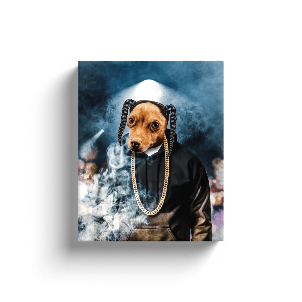 &#39;D.O. Double G&#39; Personalized Pet Canvas