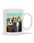 'American Pawthic' Personalized 2 Pet Mug