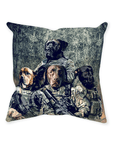 'The Army Veterans' Personalized 4 Pet Throw Pillow