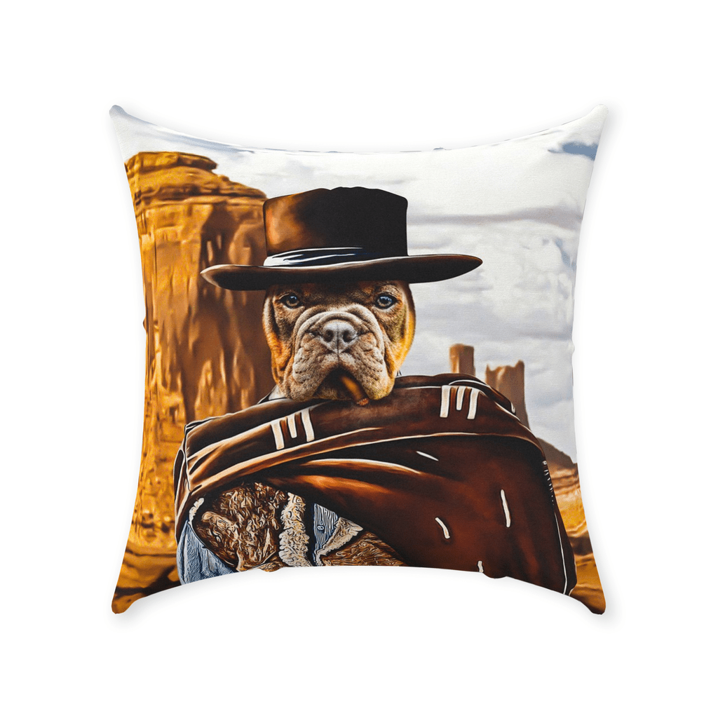 &#39;The Good the Bad and the Fury&#39; Personalized Pet Throw Pillow