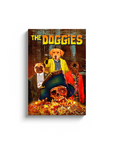 Lienzo personalizado para 3 mascotas 'The Doggies'