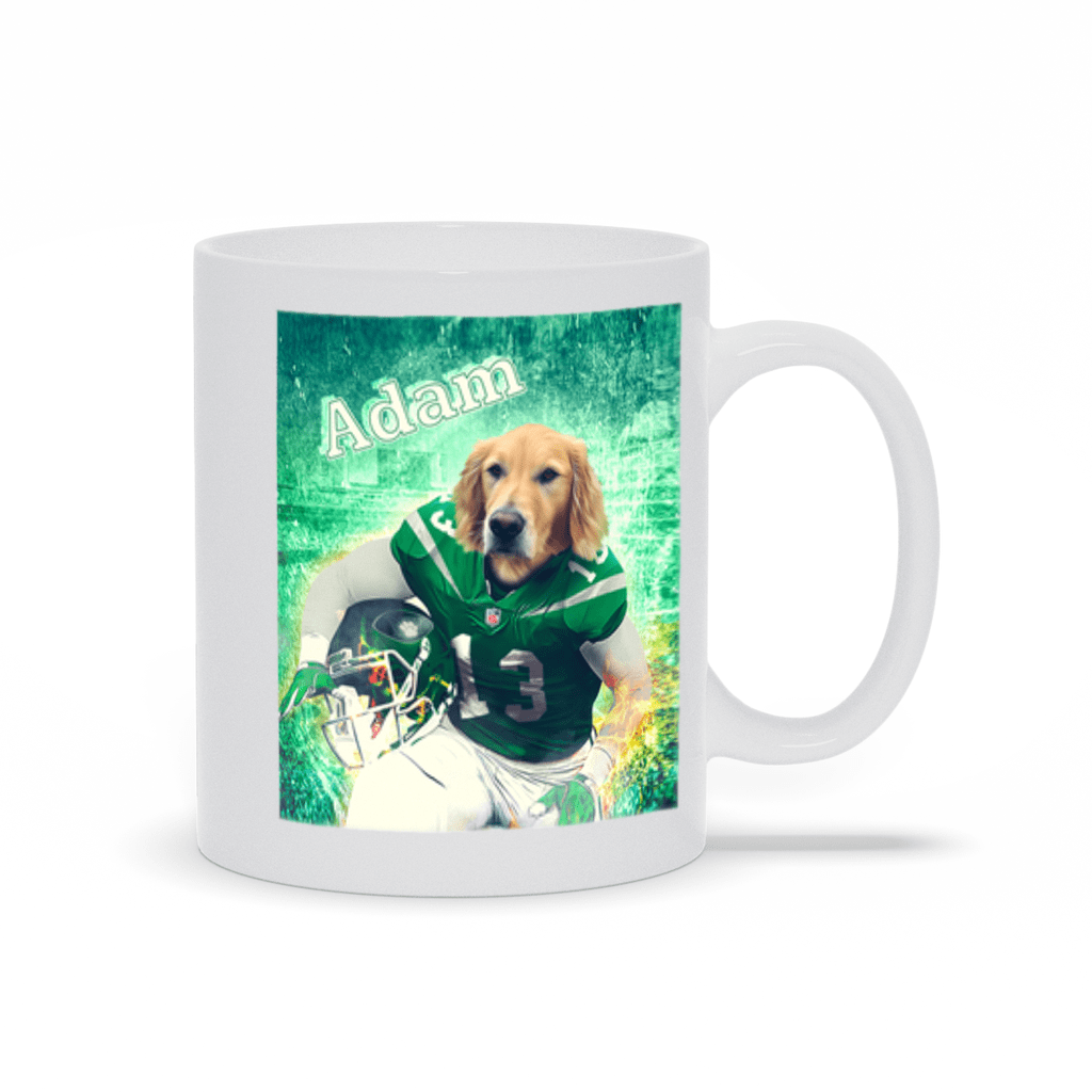 &#39;New York Jet-Doggos&#39; Personalized Pet Mug