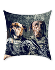 'The Army Veterans' Personalized 2 Pet Throw Pillow