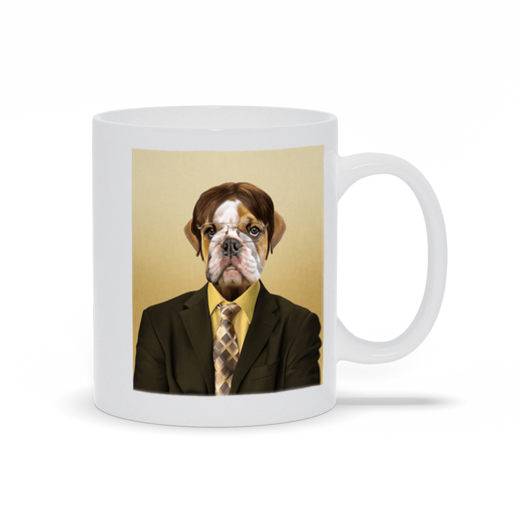 &#39;Dwight Woofer&#39; Custom Pet Mug
