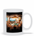 'The Poker Players' Personalized 4 Pet Mug