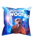 'Dr. Woof (Male)' Personalized Pet Throw Pillow