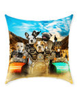 'Harley Wooferson' Personalized 7 Pet Throw Pillow