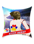 'Ricky Doggy' Personalized Pet Throw Pillow