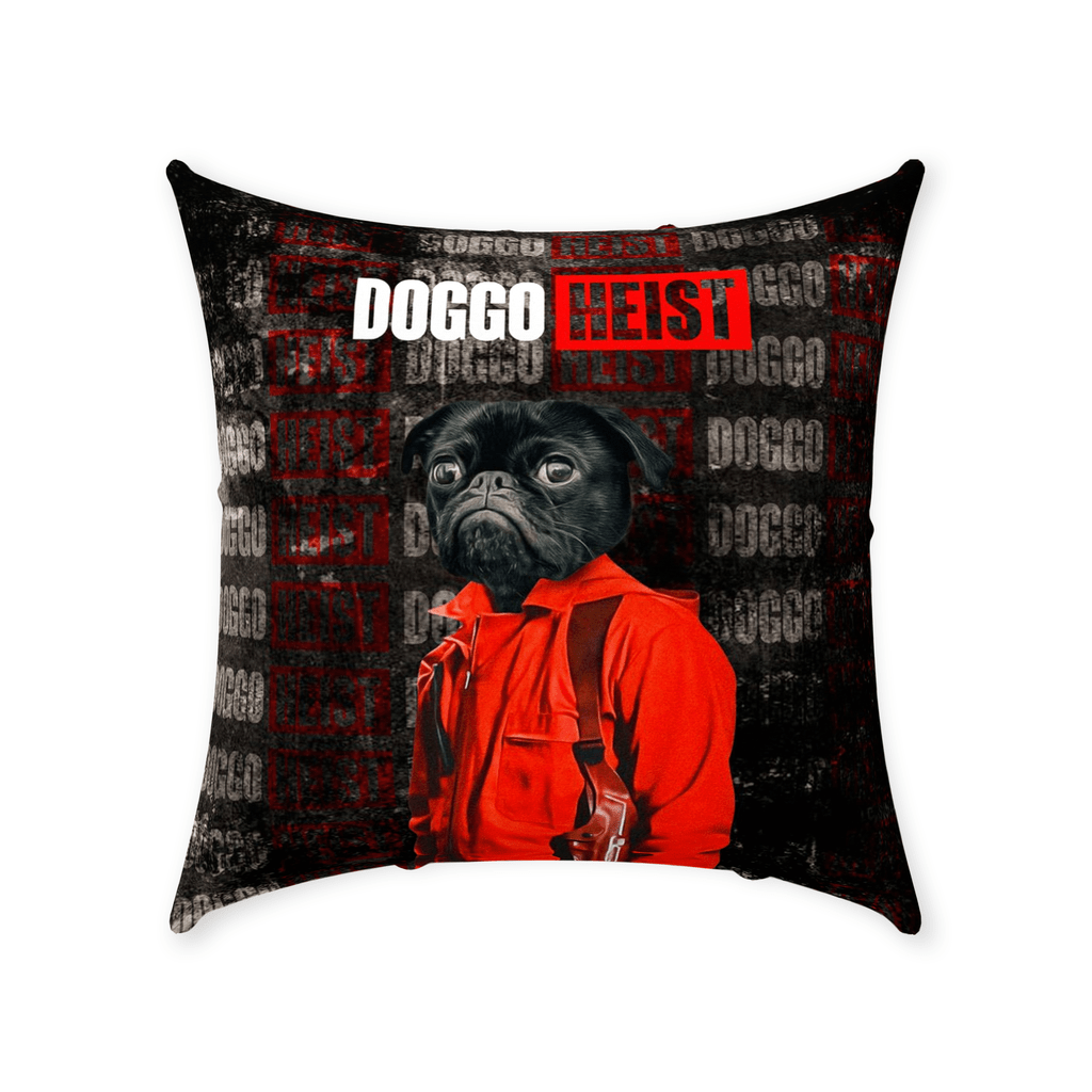 &#39;Doggo Heist 2&#39; Personalized Pet Throw Pillow