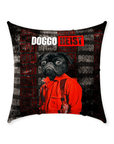 'Doggo Heist 2' Personalized Pet Throw Pillow