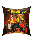 'The Doggies' Personalized 4 Pet Throw Pillow