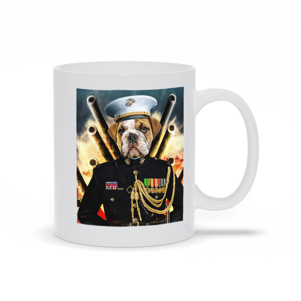 &#39;The Marine&#39; Custom Pet Mug