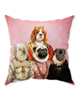 'The Royal Ladies' Personalized 4 Pet Throw Pillow
