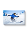 'The Skier' Personalized Pet Canvas