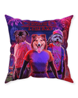 'Chewing Things' Personalized 3 Pet Throw Pillow