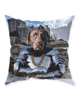 'The Knight' Personalized Pet Throw Pillow