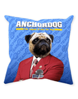'Anchordog' Personalized Pet Throw Pillow