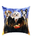 'Harry Doggers' Personalized 3 Pet Throw Pillow