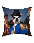 'The Asian Emperor' Personalized Pet Throw Pillow