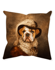 'The Feathered Dame' Personalized Pet Throw Pillow