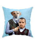 'Step Doggo & Human' Personalized Throw Pillow