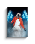 'The Furry Mercury' Personalized Pet Canvas