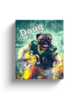 'Green Bay Doggos' Personalized Dog Canvas