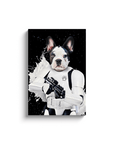 'Storm Woofer' Personalized Pet Canvas