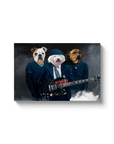 'AC/Doggos' Personalized 3 Pet Canvas