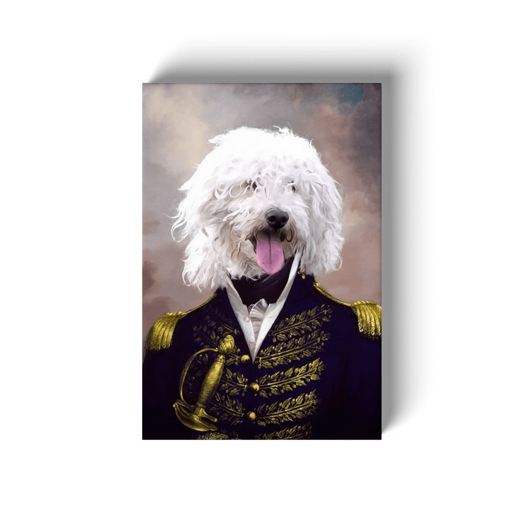 El Almirante: Lienzo personalizado para mascotas