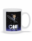 'Cat in Black' Personalized Pet Mug