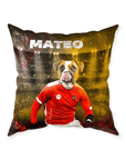 'Austria Doggos Soccer' Personalized Pet Throw Pillow