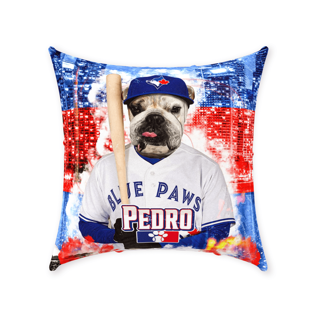 &#39;Toronto Blue Doggs&#39; Personalized Pet Throw Pillow