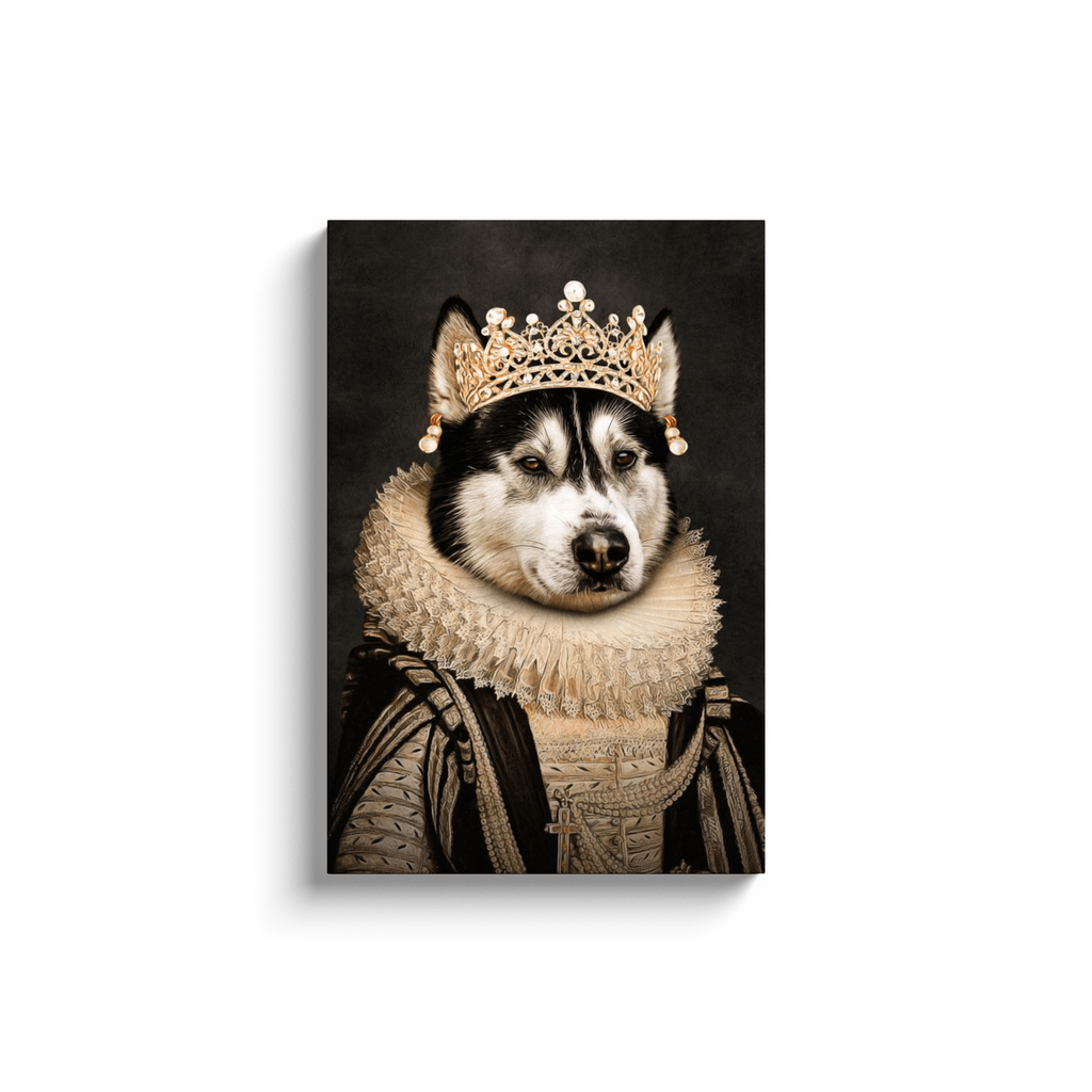 &#39;The Lady of Pearls&#39; Personalized Pet Canvas