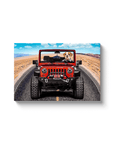 'The Yeep Cruiser' Personalized Pet Canvas