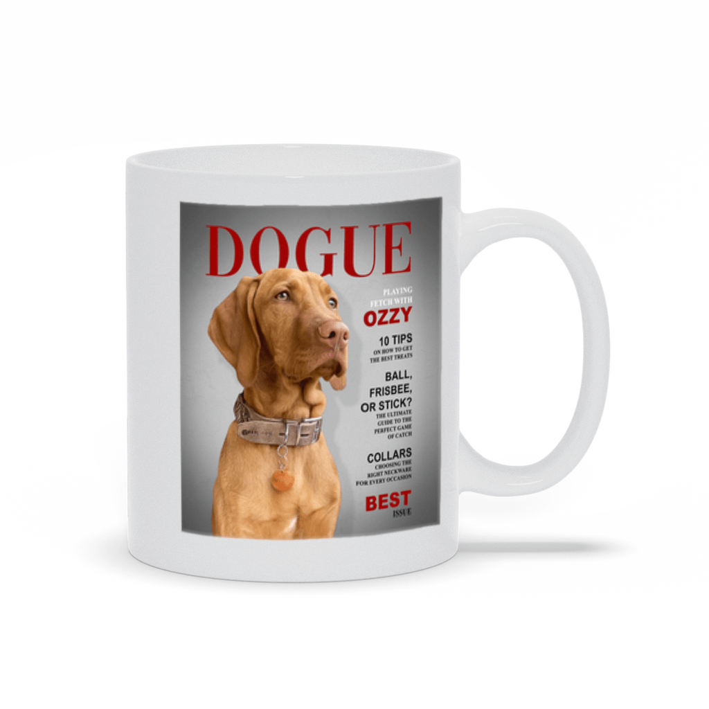 &#39;Dogue&#39; Personalized Pet Mug