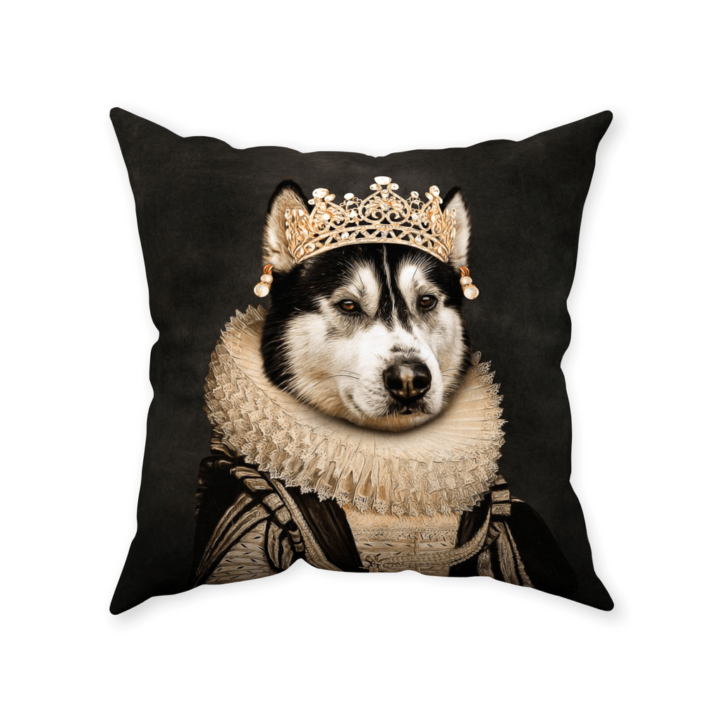 &#39;The Lady of Pearls&#39; Personalized Pet Throw Pillow