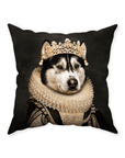 'The Lady of Pearls' Personalized Pet Throw Pillow